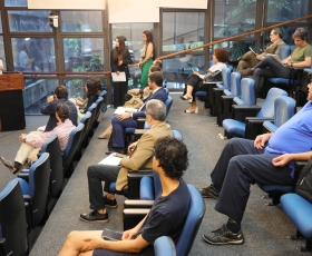 Encontro do Serviço Alemão de Intercâmbio Acadêmico com os ex-bolsistas do DF. 31/10/2025 Foto: Beto Monteiro/Ascom UnB